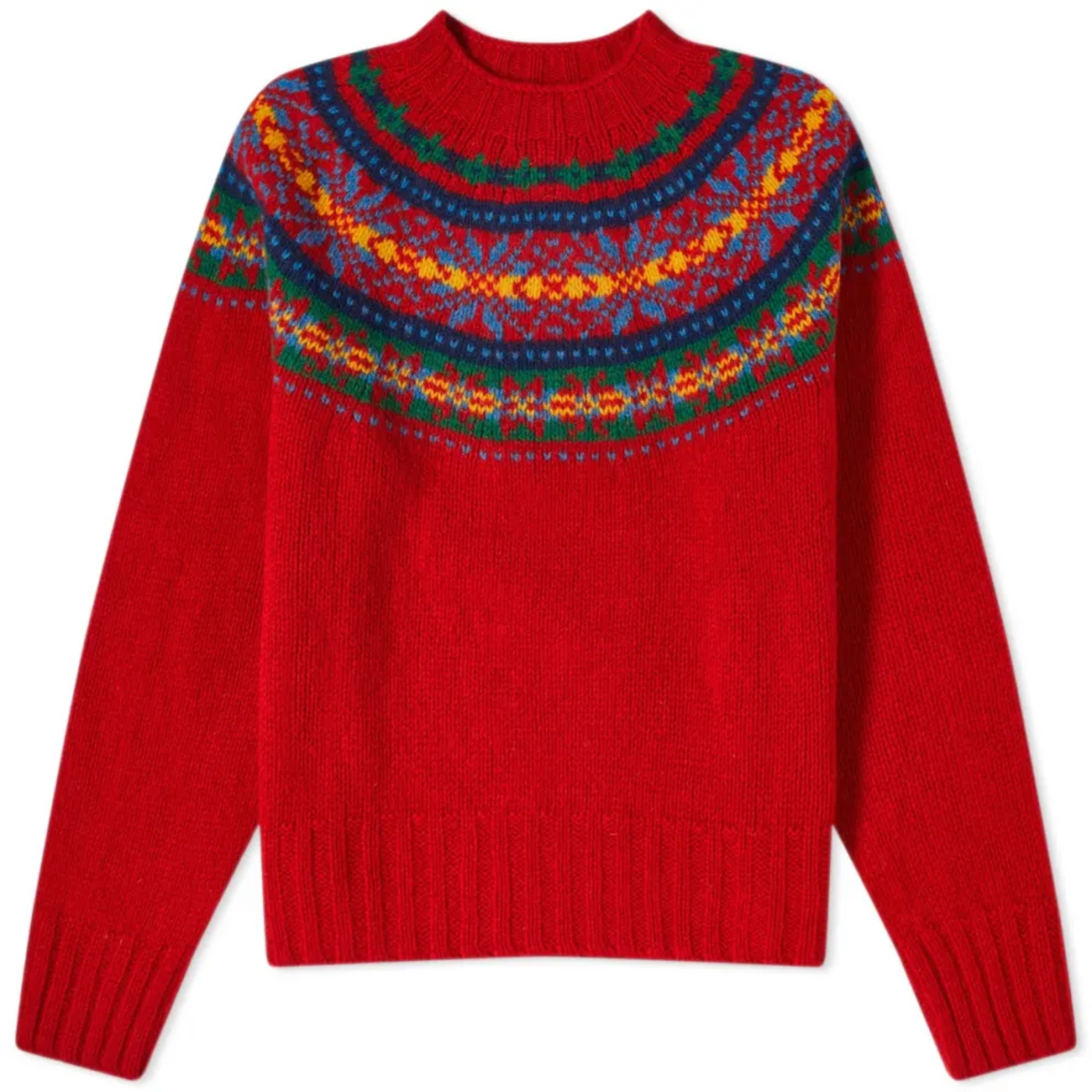Stickad Fair Isle-tröja – Sprid Värme och Glädje Med Stil