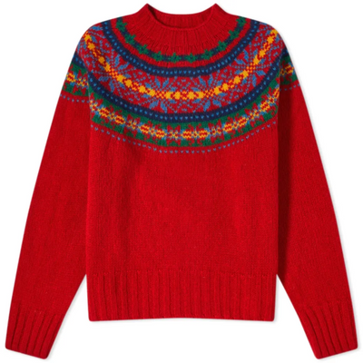 Stickad Fair Isle-tröja – Sprid Värme och Glädje Med Stil