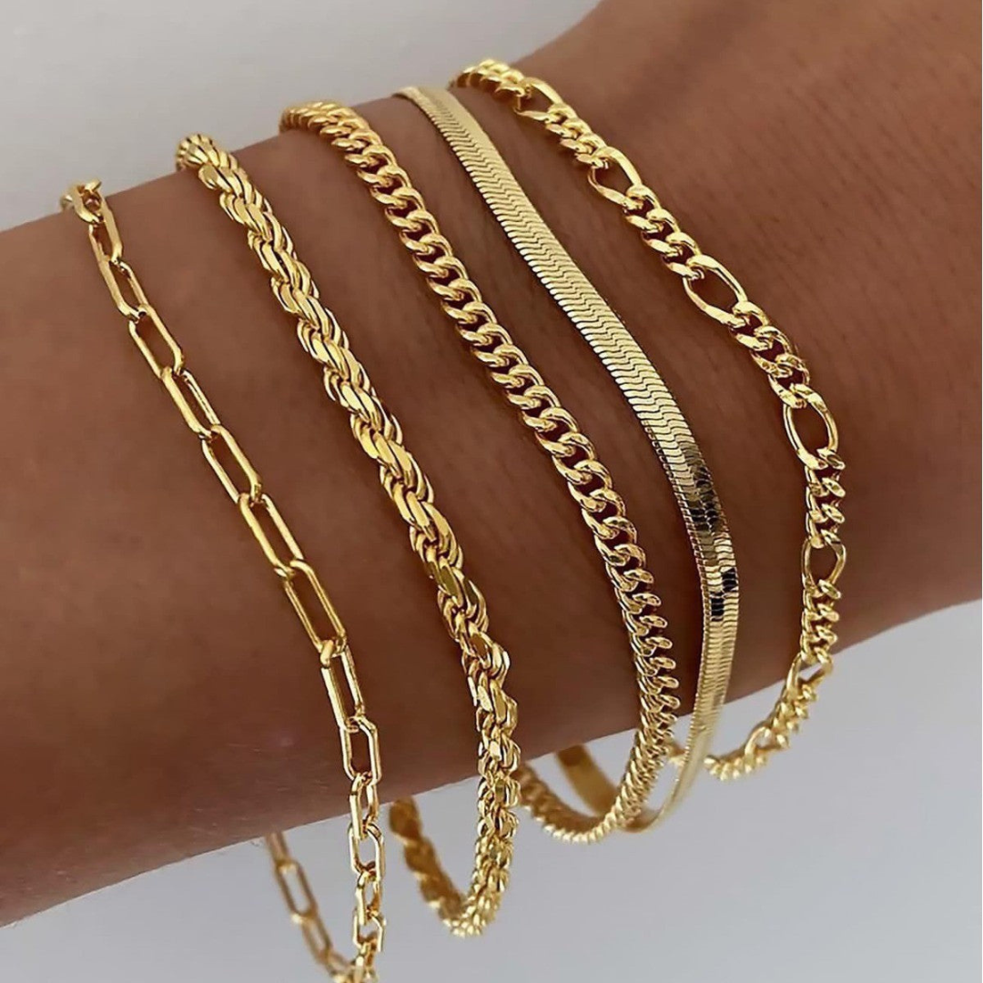 Maja - Armband i 16k guld