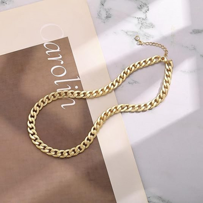 Alma – Tung kubansk kedja i 18k guld