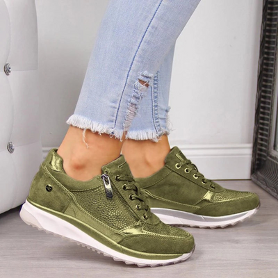 Teodora – Ortopediska sneakers med dragkedja
