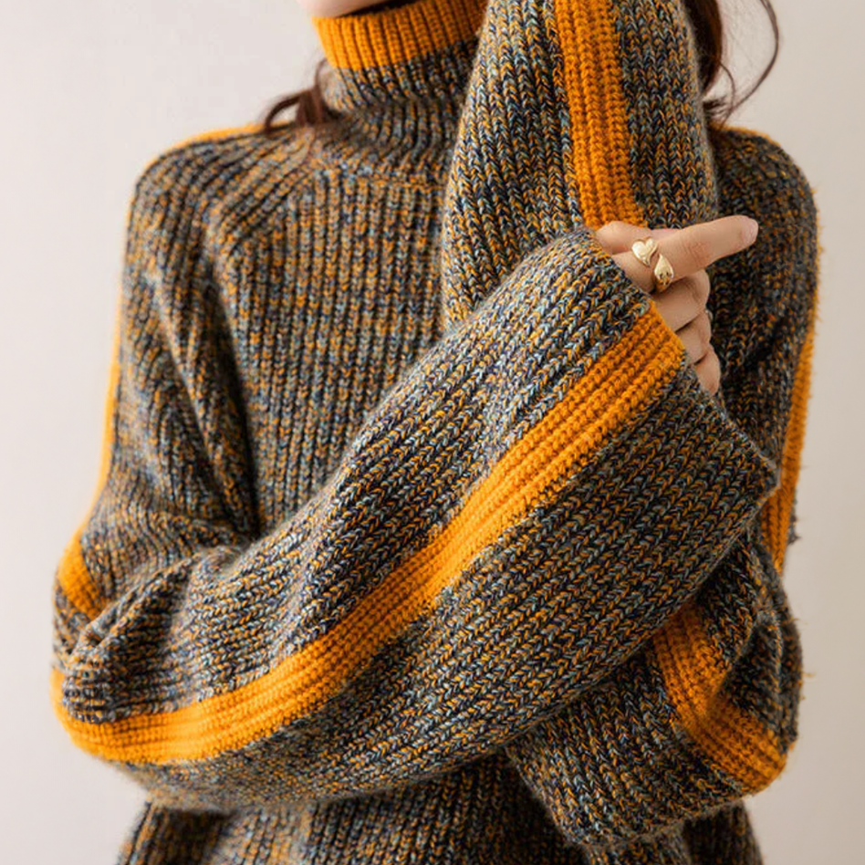 Stickad oversized tröja – Känn dig kraftfull och elegant varje dag