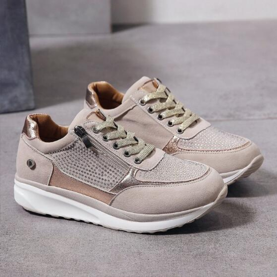 Teodora – Ortopediska sneakers med dragkedja
