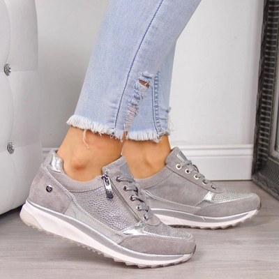 Teodora – Ortopediska sneakers med dragkedja