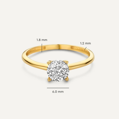 Thea - El Playa-ring i 18 karat guld