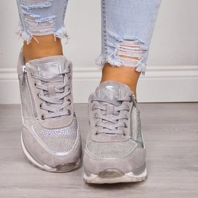 Teodora – Ortopediska sneakers med dragkedja
