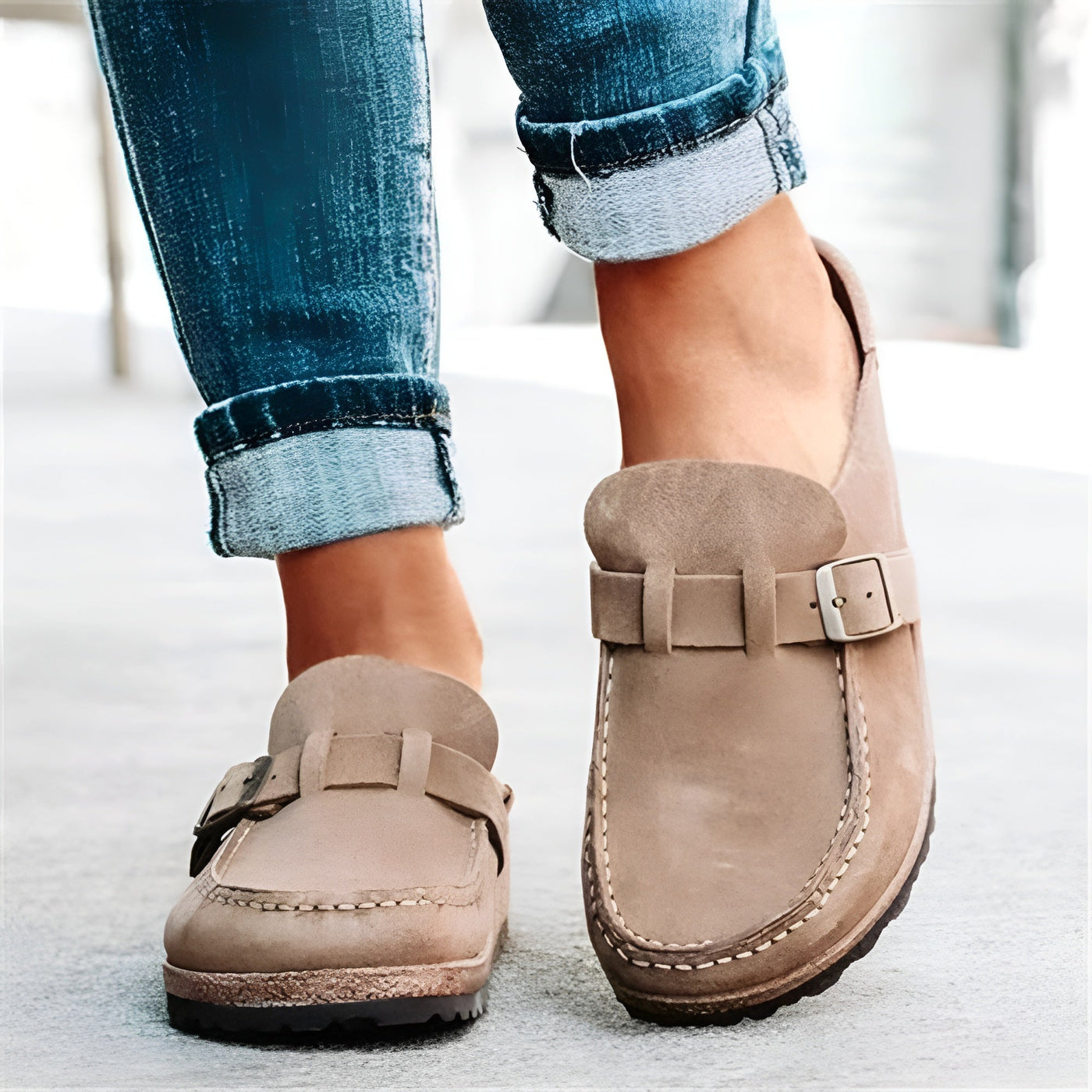 Stefania – Bekväma slip-in sandaler casual