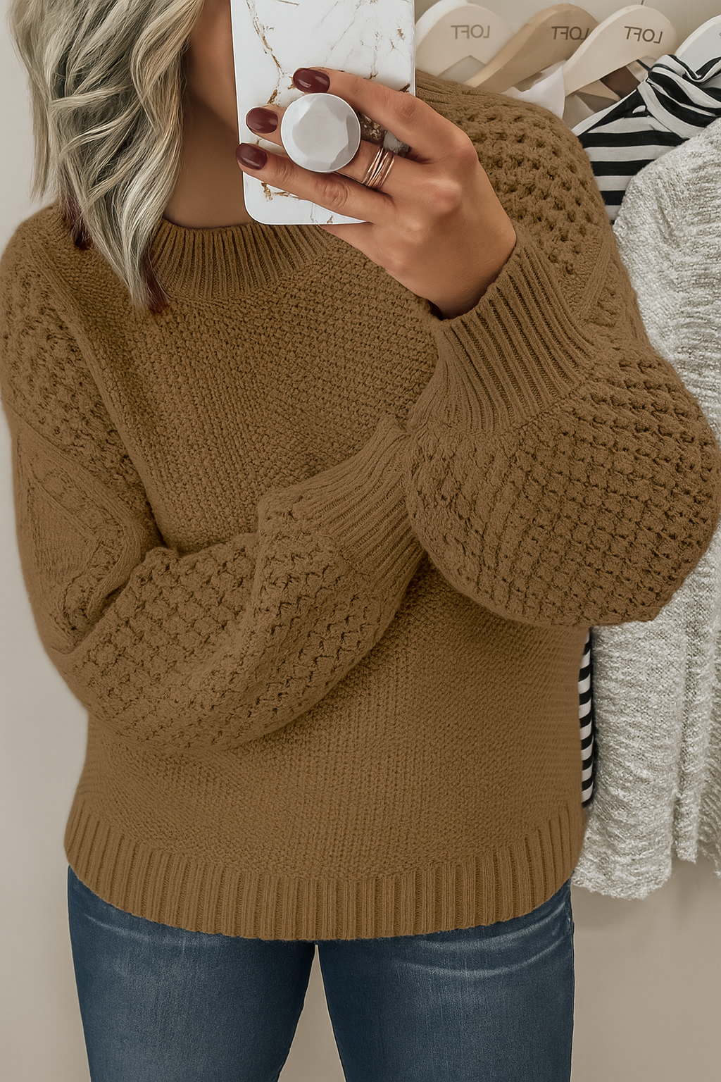 Chunky Knit Sweater – Avslappnad värme med vardagscharm