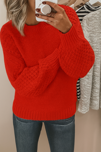 Chunky Knit Sweater – Avslappnad värme med vardagscharm