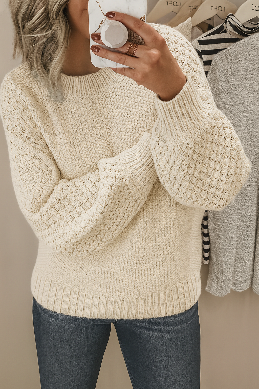 Chunky Knit Sweater – Avslappnad värme med vardagscharm