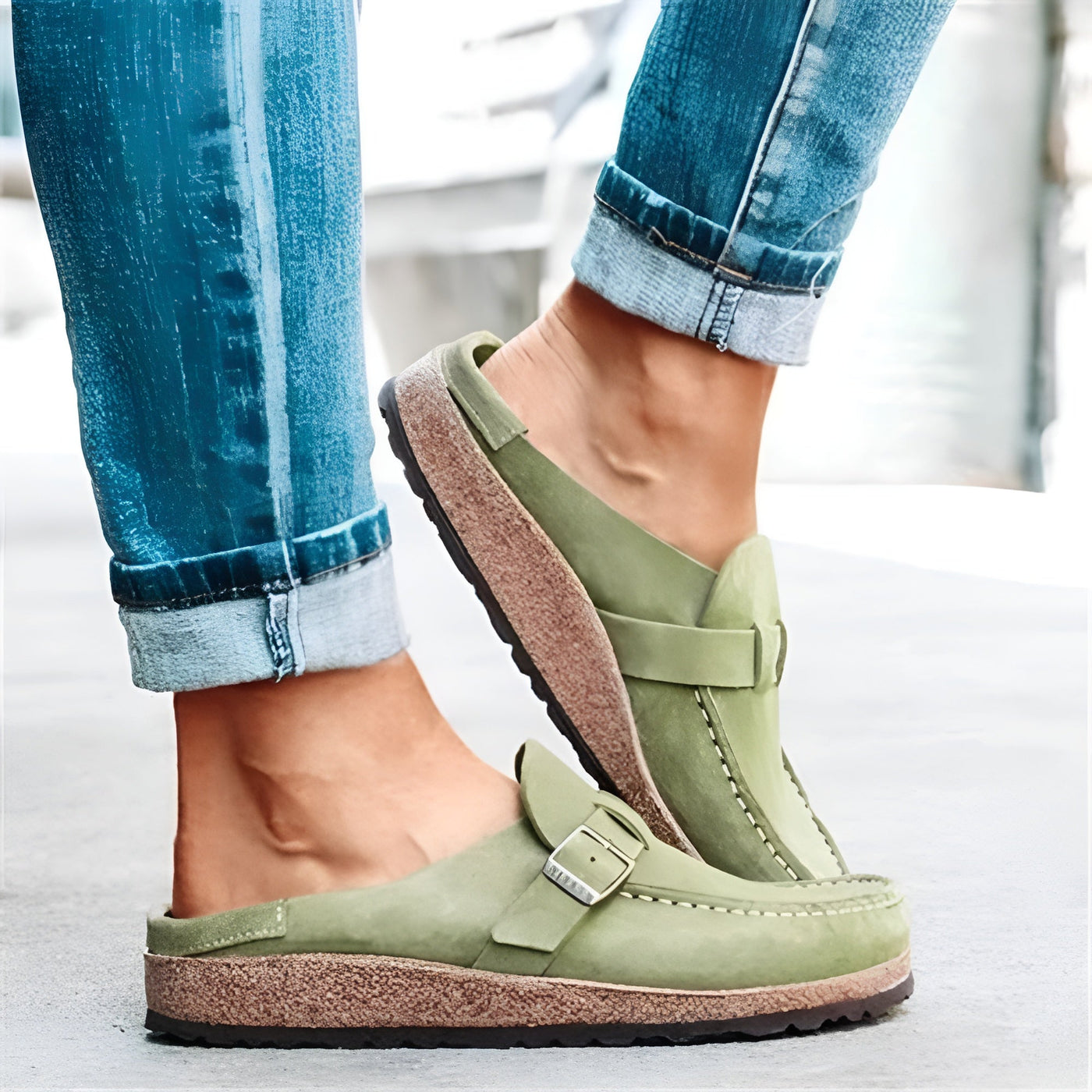 Stefania – Bekväma slip-in sandaler casual