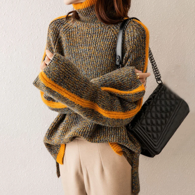 Stickad oversized tröja – Känn dig kraftfull och elegant varje dag