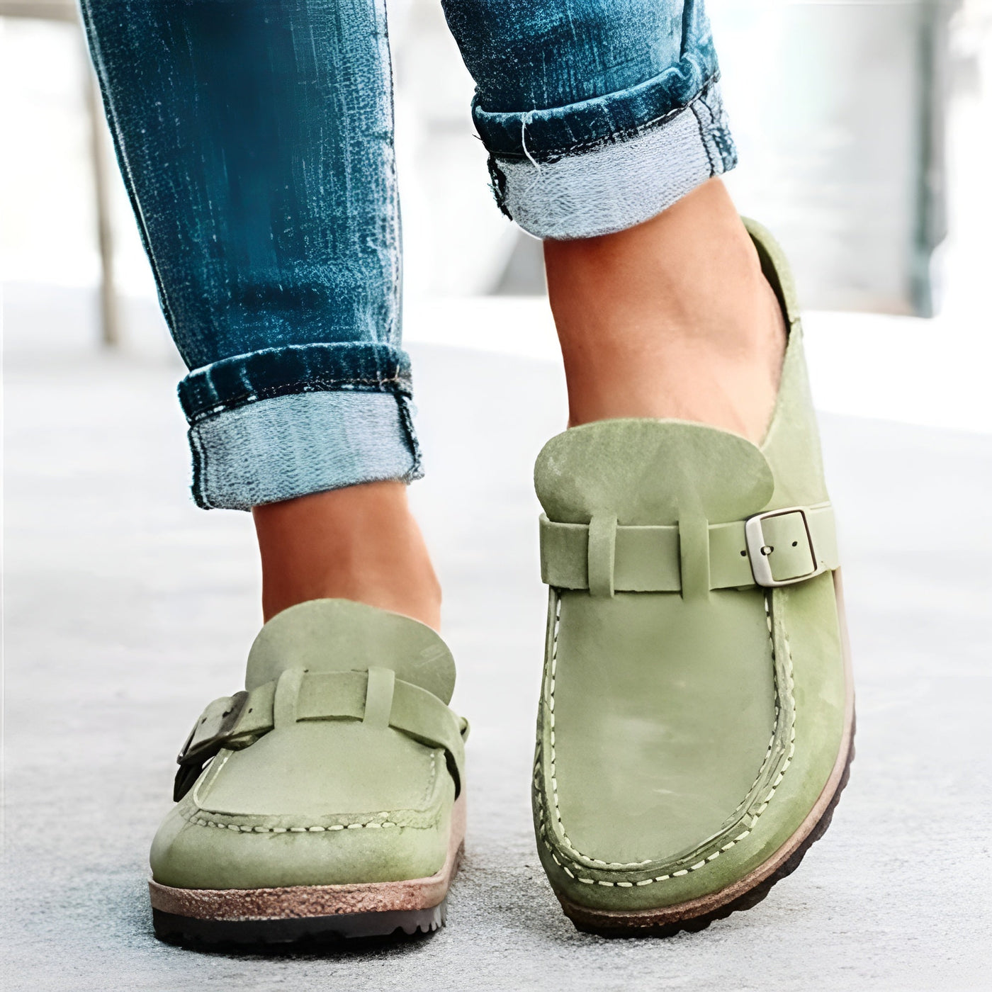 Stefania – Bekväma slip-in sandaler casual