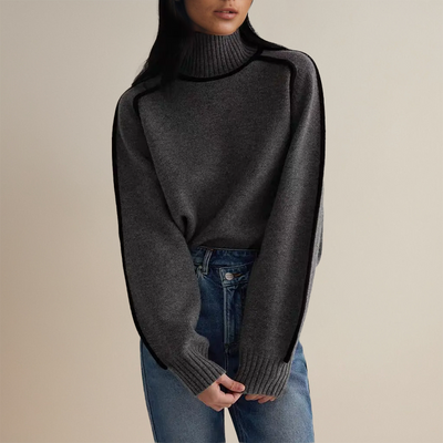 Polotröja med eleganta kontraster – Tidlös stil för modern sofistikation