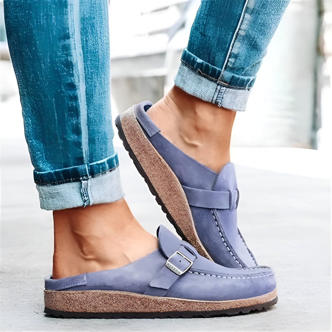Stefania – Bekväma slip-in sandaler casual