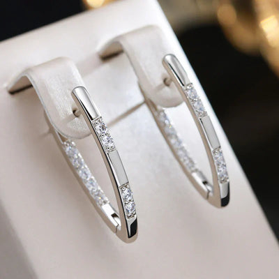 Eleganta Zirkoniaörhängen i Guld