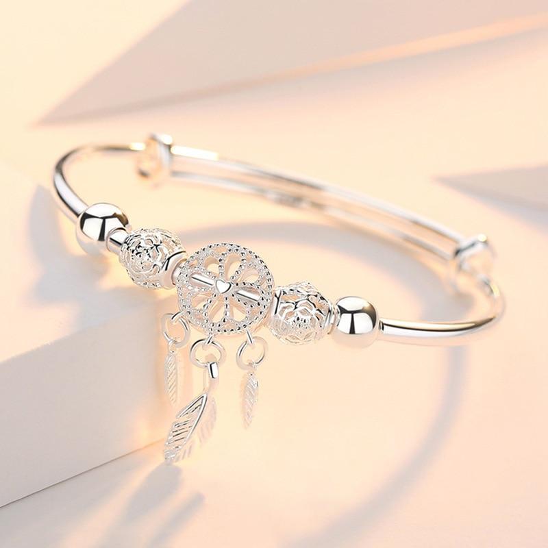 925 Silver Justerbar Drömfångararmband