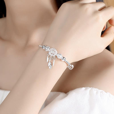 925 Silver Justerbar Drömfångararmband